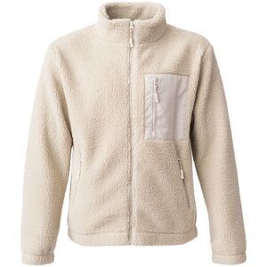 Ravine Unisex Adult Borg Fleece Jacket / Natural